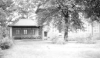 Paviljong på Sundby sjukhusområde, Strängnäs 1986