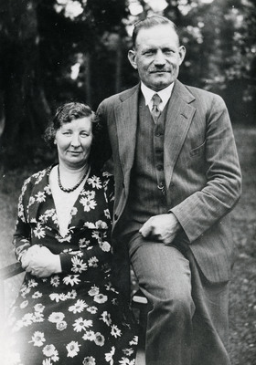 Emmy Ringström-Jansson med sin förste make Karl Jansson