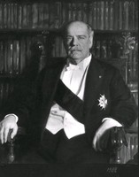 Bankdirektör Jonas Kjellberg., målning av Bernhard Österman