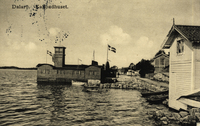 Vykort över Kallbadhus Dalarö