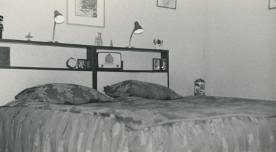Sovrumsinteriör, Strängnäs 1950-tal