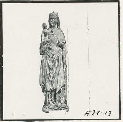 Träskulptur, Maria och Jesusbarnet, Aspö kyrka