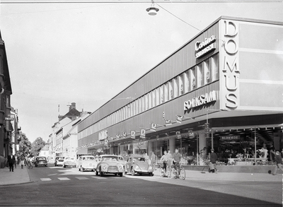 Västra Storgatan i Nyköping på 1960-talet