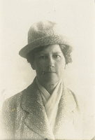 Foto Clara Bie född von Platen Hallermund (1873-1966)