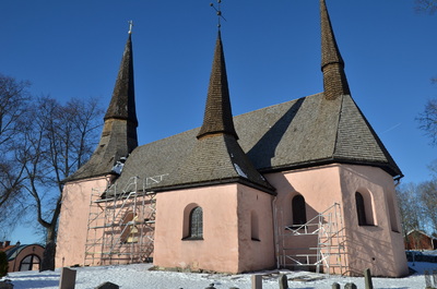 Ripsa kyrka, innan takomläggning