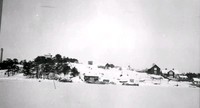 Vinterlandskap vid Oxelösundskusten, tidigt 1900-tal