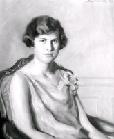 Fröken Dagmar Elisabet Ingeström, målning av Bernhard Österman