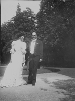 Wilhelm von Eckermann och Cecilia i Badenwiler, Tyskland 1906