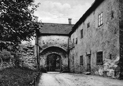 Porthuset vid Nyköpingshus, under 1800-talet länsfängelse