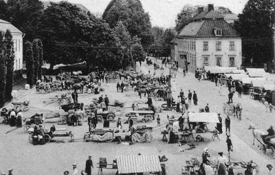 Stora torget i Nyköping omkring 1900