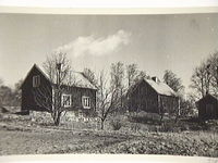 Århammar, arbetarbostäder. Foto 1947