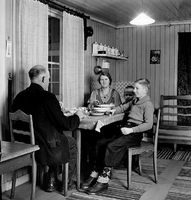Familjen Axelsson år 1945