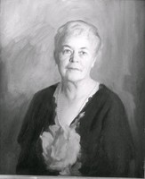 Elisabeth Sandberg, målning av Bernhard Österman