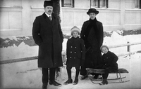Familjen Dahl vintern 1916