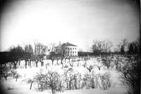 Köksträdgården vintertid, Ökna säteri i Floda socken