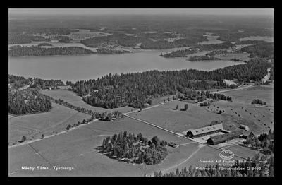 Flygbild - Näsby säteri, Tystberga, 1939