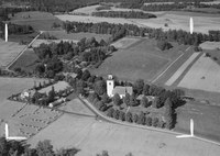 Flygbild - Dunker kyrka