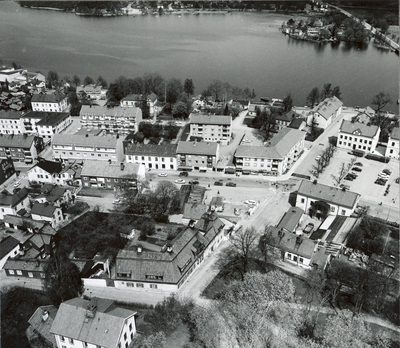 Strängnäs, utsikt norrut från domkyrkotornet