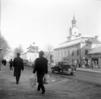 Stora Torget med Rådhuset i Nyköping, 1994