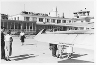 Torslanda flygplats, Göteborg 1955