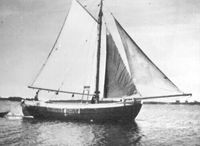 Jakten Agnes av Hasselö, skeppare Karl Söderlund, år 1925