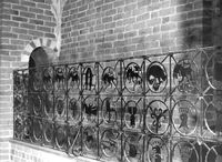 Järngaller i Strängnäs domkyrka ca 1957