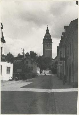 Gyllenhjelmsgatan i Strängnäs, 1943