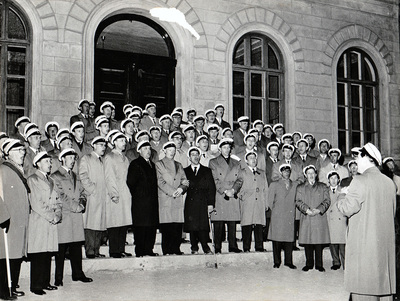 Vårsång på läroverket i Nyköping, 1960-tal