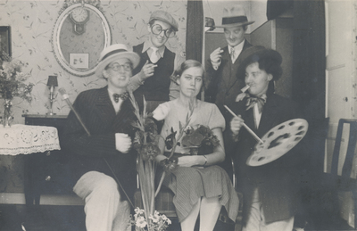 Fest med utklädnad 1930-tal