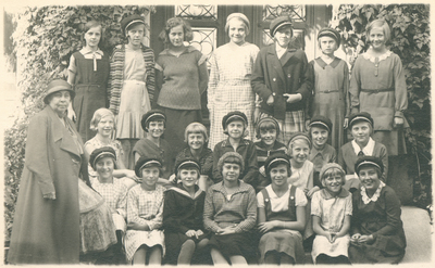 Flickskolan i Nyköping år 1932