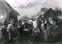Auktion i Österåker under 1800-talet