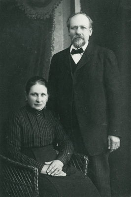 Porträtt på Maria och Erik Dahlberg