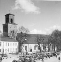 Stora Torget i Nyköping år 1945