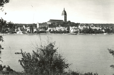 Utsikt från Abborrberget mot norra sidan av Strängnäs.