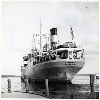 M/S Fjord i Nyköping år 1950