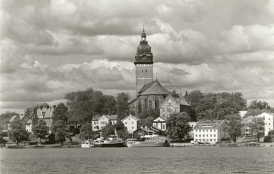 Strängnäs, fotografi från Sundby brygga