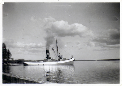 Ångfartyg i Nyköping år 1950
