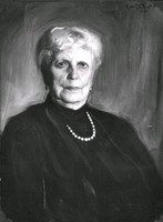 Fru Odelberg, målning av Bernhard Österman.