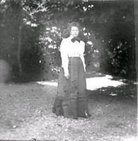 Fru Ingeborg Åkerhielm på Ökna 1890-tal