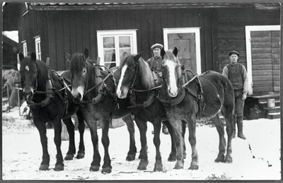 Drängar på Enby, ca 1924-1926