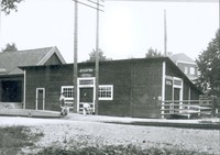Nyköpings Östra station år 1914