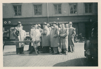 Bildhuggare på kurs i Stockholm 1948