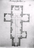 Kyrkan, planritning, år 1371.
