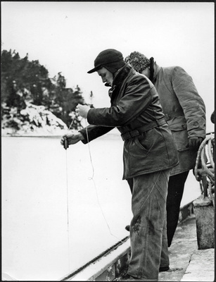 Provtagning vid Bergösundet på 1960-talet, Studsviks forskningsanläggning