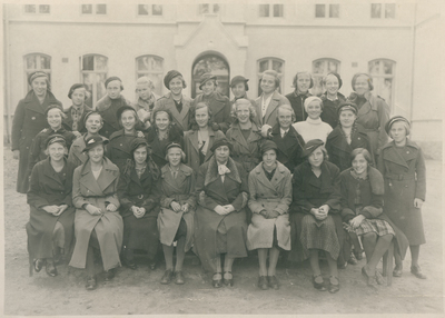 Flickskolan i Nyköping år 1935