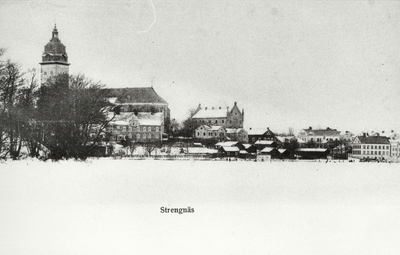 Vinterbild över Strängnäs ca 1900