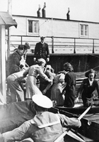 Svenska lottor, besök vid Marielund på 1940-talet