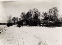 Nykyrka kyrka i vinterskrud 1928