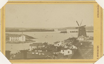Parti av Strängnäs, sent 1800-tal