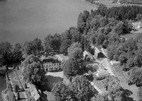 Flygbild - Skeppsta slott